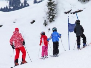  Esquí infantil en Combloux